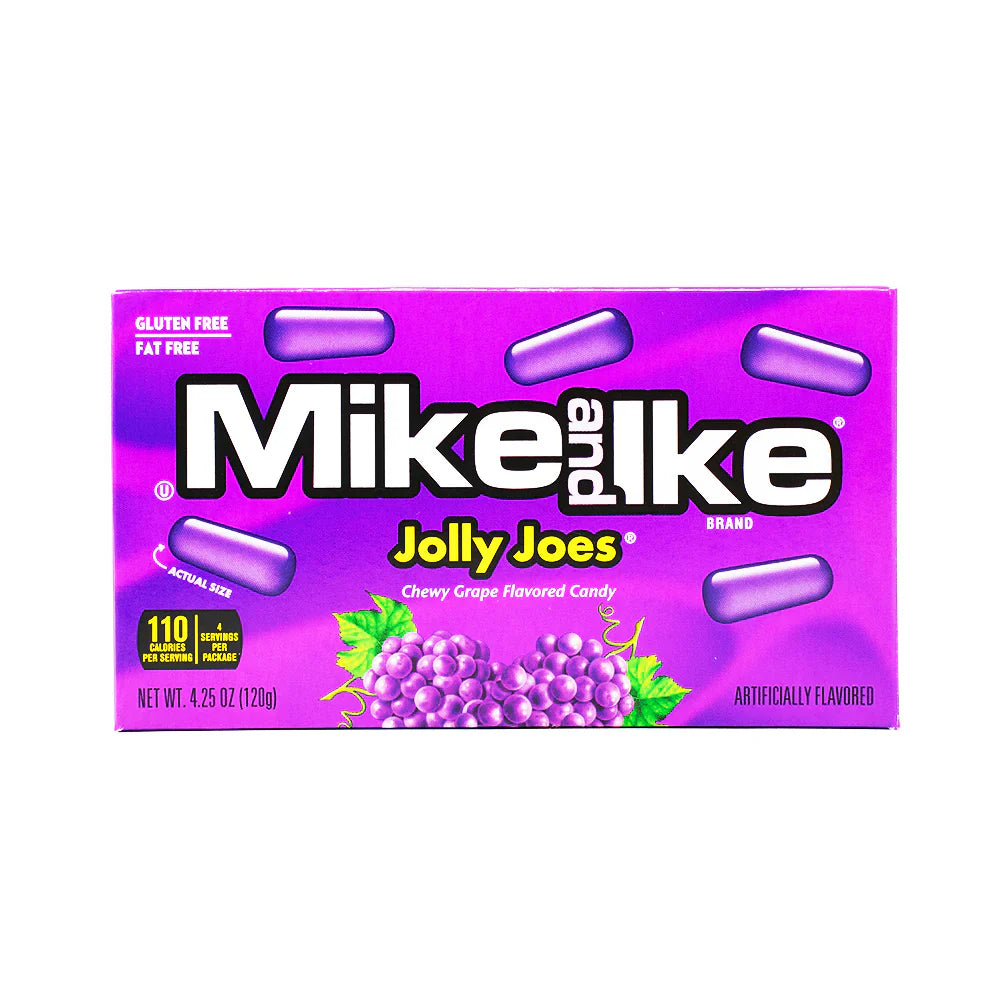 Mike and Ike Jolly Joes Grape 120g - Cards & Candy