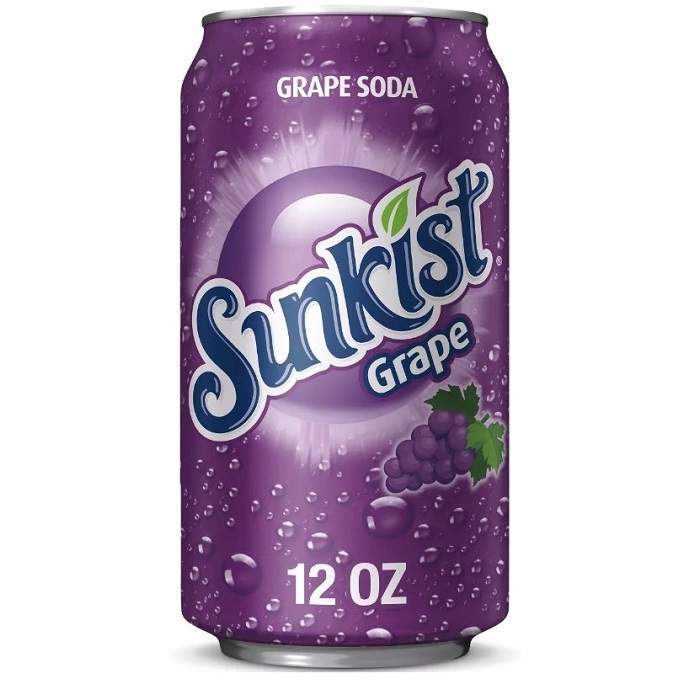 Sunkist Grape Soda 355mL - Cards & Candy