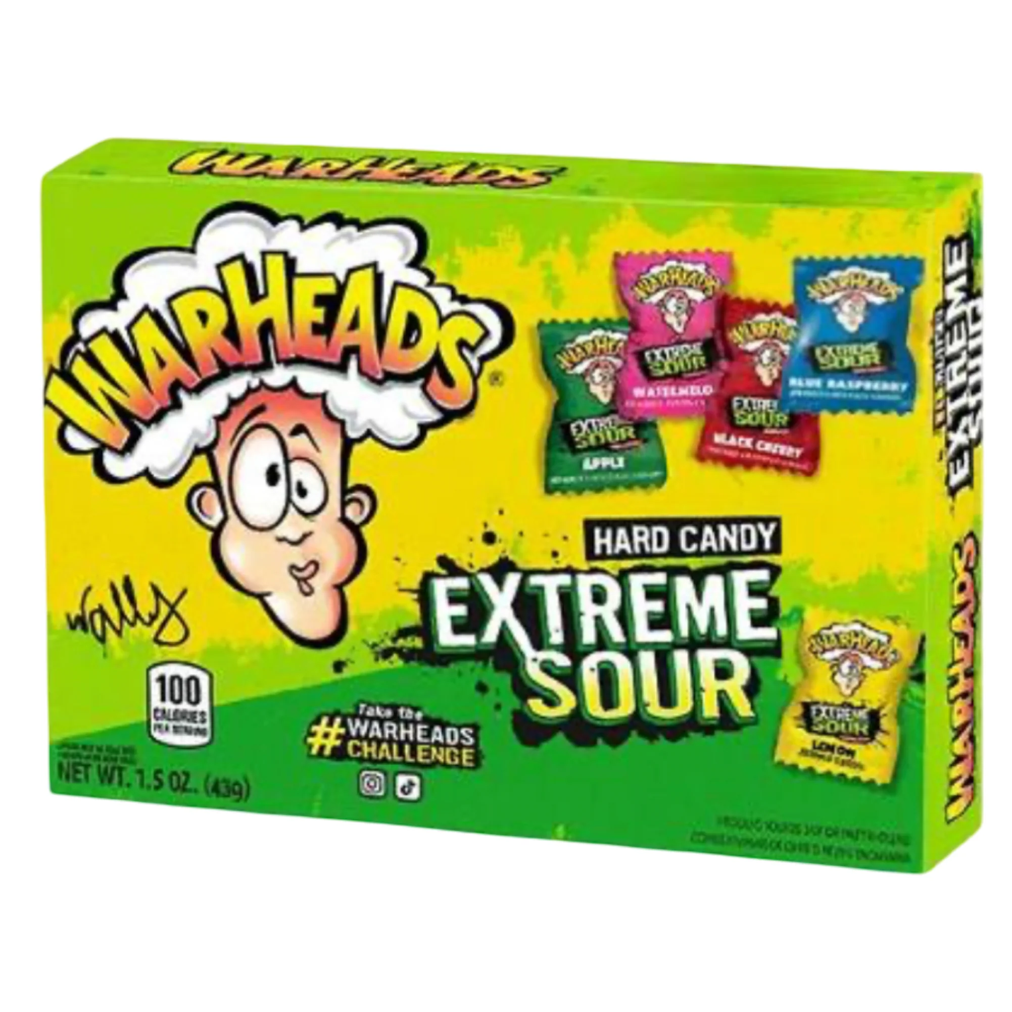 Warheads Extreme Sour Hard Candy Theatre Box