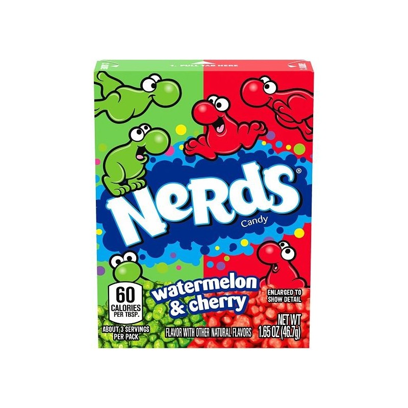 Nerds Watermelon & Cherry 46.7g - Cards & Candy