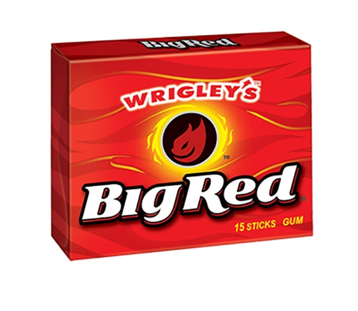 Wrigleys Big Red 15 Sticks - Cards & Candy
